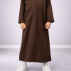 Emirati Qamis for Boys "Premium" Brown
