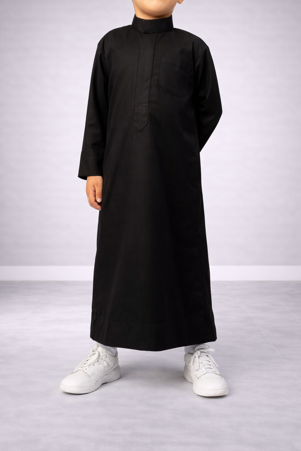 Saudi Qamis for Boys "Signature" Black Saudi Qamis for Boys "Signature" Black