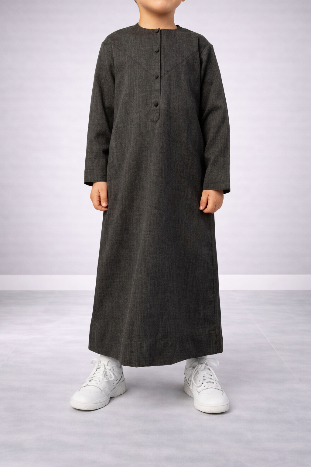 Emirati Qamis for Boys "Premium" Anthracite Emirati Qamis for Boys "Premium" Anthracite