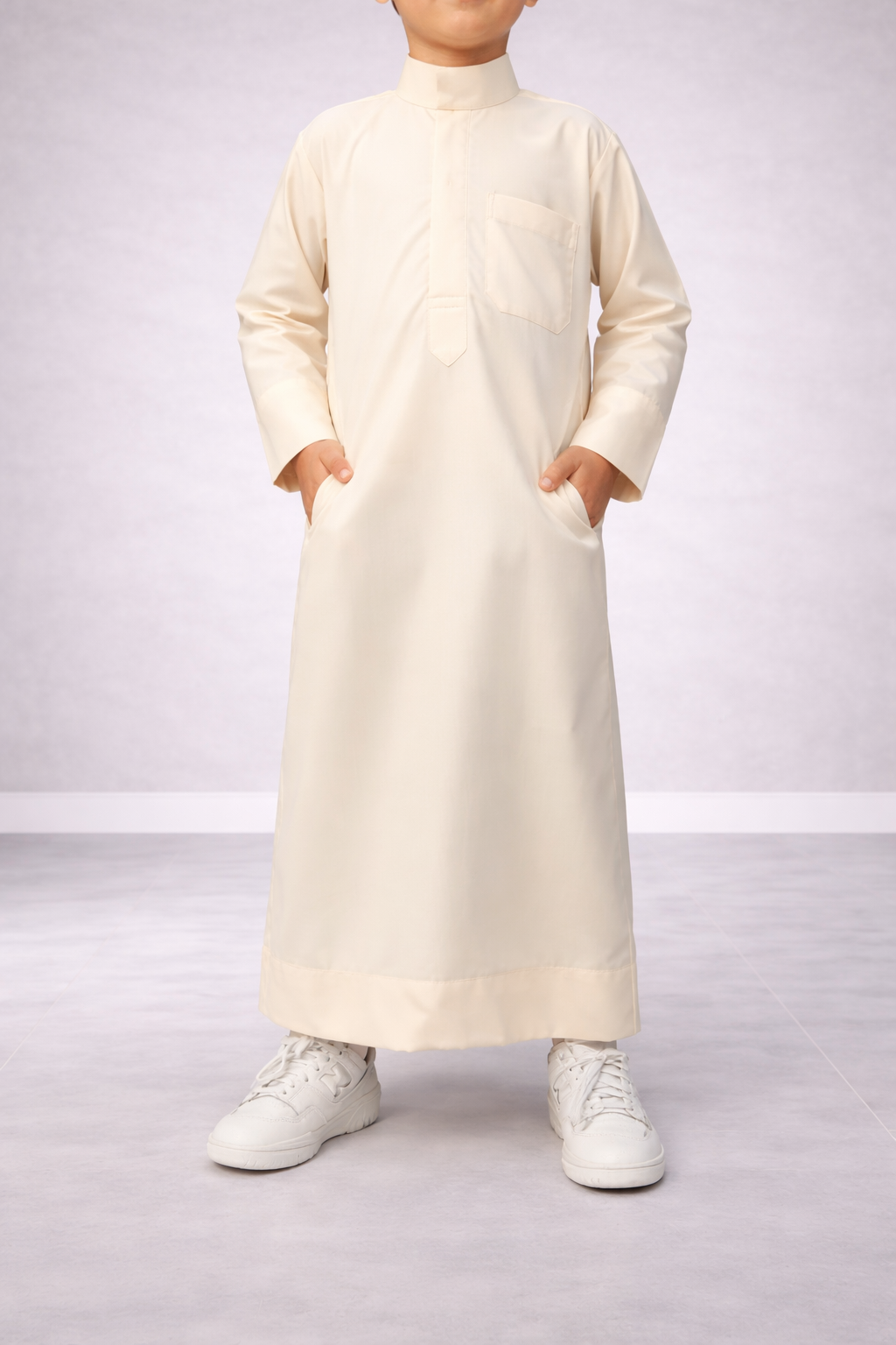 Saudi Qamis for Boys “Signature” Cream Saudi Qamis for Boys “Signature” Cream